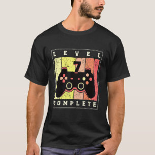 7th Birthday Gamer Level 7 Complete T-Shirt