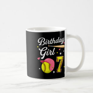 7th Birthday Girl Softll Seventh Bday 7 Yrs Seven Coffee Mug