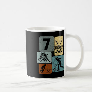7th Birthday Girls Field Hockey 7 Years Of Hockey Coffee Mug