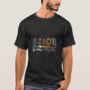 7th Birthday Guitar Womens Mens Vintage Best Of 2 T-Shirt