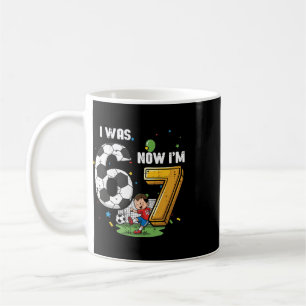 7th Birthday I Was 6 Now Im 7 Soccer 67 Meme Boys  Coffee Mug