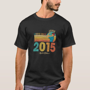 7Th Birthday June 2015 Legend Since 2015 7 Years O T-Shirt