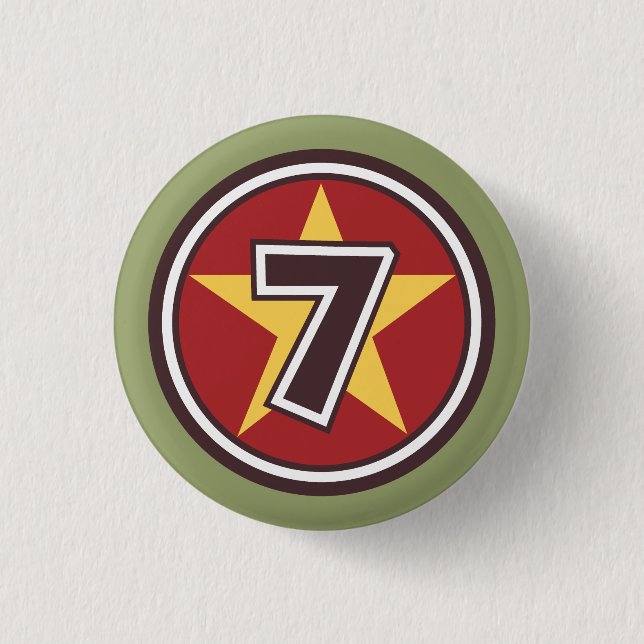 7th Birthday Party 3 Cm Round Badge (Front)