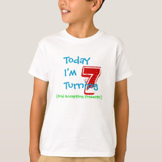 7th birthday shirt