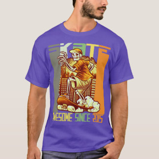 7th Birthday Skateboard Lovers Skater Awesome Sinc T-Shirt