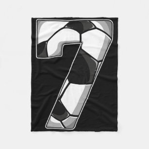 7th Birthday Soccer Fleece Blanket