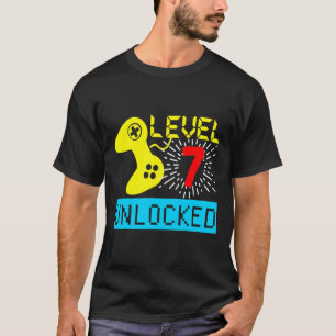 7th Birthday T Shirt Boys Video Game Gamer Boys Co