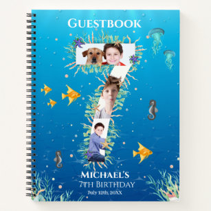 7th Birthday Under The Sea Photo Guest Book