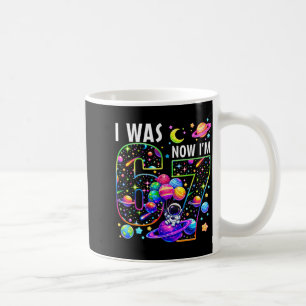 7th Birthday was 6 7 Space Astronaut Planet Bday Coffee Mug