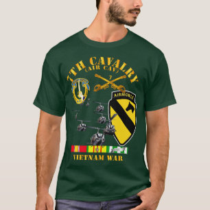 7th Cavalry Air Cav 1st Cav Division w SVC T-Shirt
