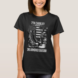 7th Cavalry Regiment 3rd Armoured Division Militar T-Shirt