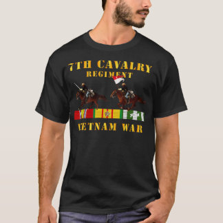 7th Cavalry Regiment Vietnamwt 2 Cav Riders and VN T-Shirt