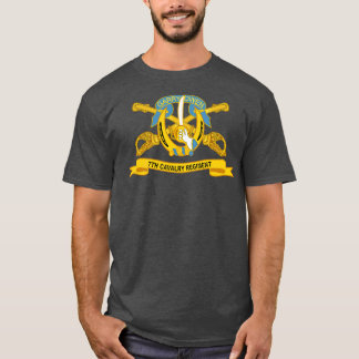 7th Cavalry Regiment w Br Ribbon T-Shirt