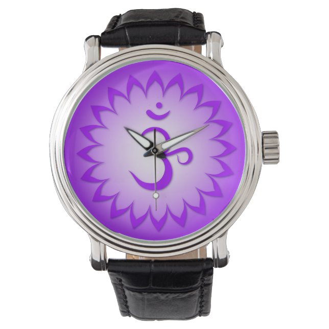 7th Chakra - Crown Chakra - Sahasrara Watch (Front)