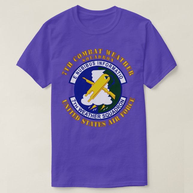 7th Combat Weather Squadron T-Shirt (Design Front)