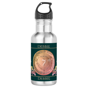 7th Copper Fresia 2 Photos Water Bottle