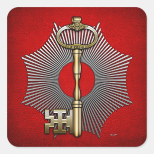 7th Degree: Provost and Judge Square Sticker