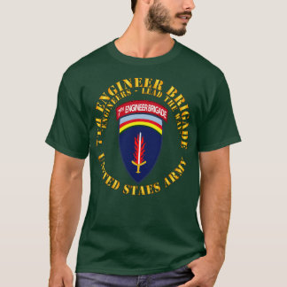 7th Engineer Bde w Tab X T-Shirt