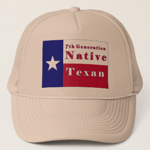 7th Generation Native Texan Flag Trucker Hat