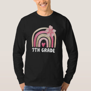 7th Grade Cute Rainbow Kids Teachers Field Day 202 T-Shirt