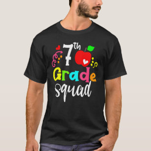 7th Grade Grade Squad Back To School Teacher T-Shirt