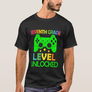 7th Grade Level Unlocked Video Game Back To School T-Shirt