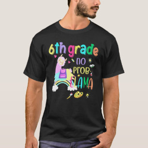 7th Grade No Prob Llama Girls Seventh Grade Teache T-Shirt