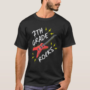 7th Grade Rock Guitar Music Back To School T-Shirt