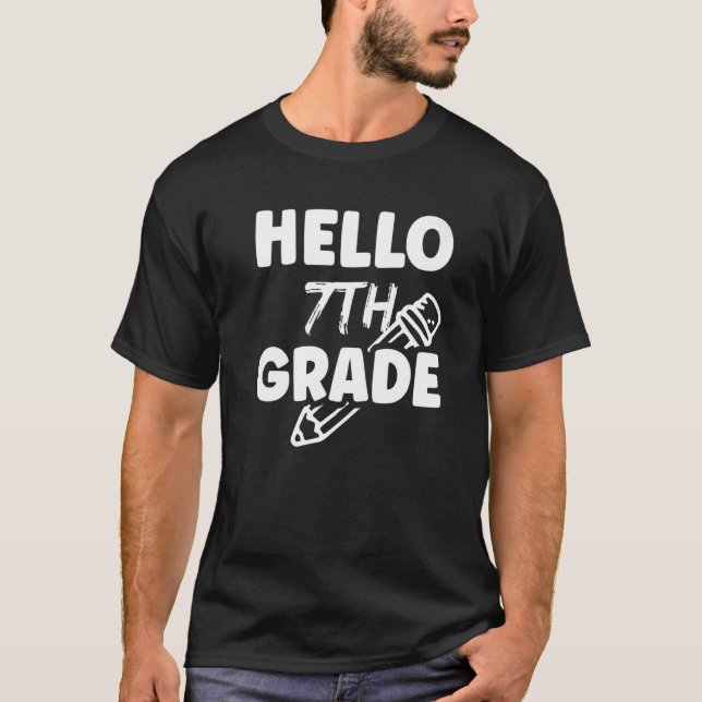 7th Grade School Pupil Teacher Cute T-Shirt (Front)