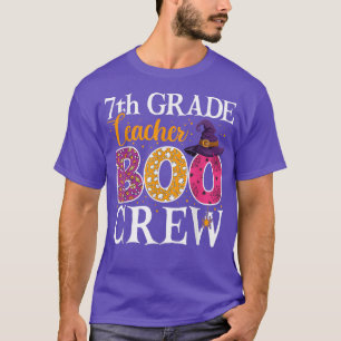 7th Grade Teacher Boo Boo Crew  Halloween Costume  T-Shirt