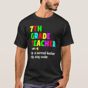 7th Grade Teacher Definition Happy First Day Of Sc T-Shirt