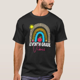 7th Grade Vibes First Day Back To School Teacher K T-Shirt