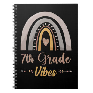 7th Grade Vibes Seventh Grade Back to School Notebook