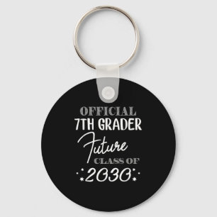 7th Grader Future Cl 2030 First Day 7th Grade Key Ring