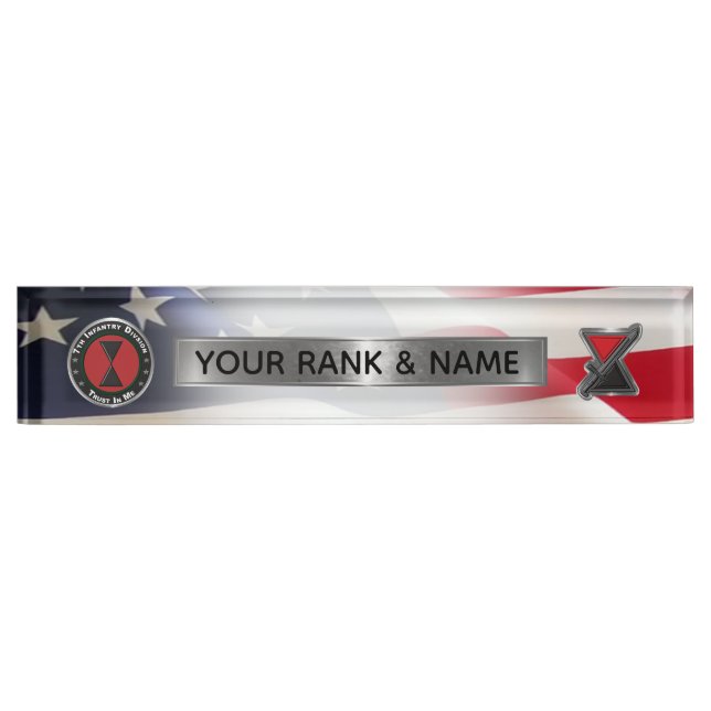 7th Infantry Division - 7th ID Nameplate (Front)