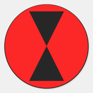 7th Infantry Division Classic Round Sticker