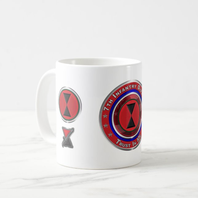 7th Infantry Division  Coffee Mug (Front Left)