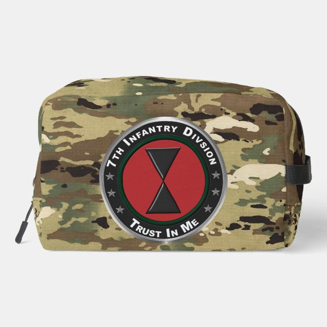 7th Infantry Division  Dopp Kit (Back)