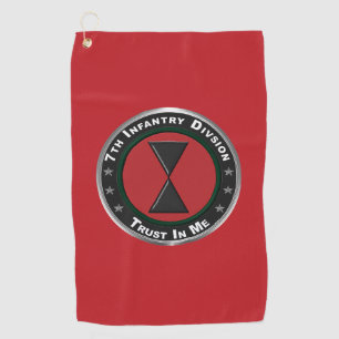 7th Infantry Division Golf Towel