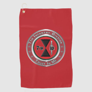 7th Infantry Division Golf Towel