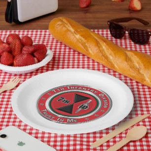7th Infantry Division Paper Plate