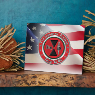 7th Infantry Division  Plaque