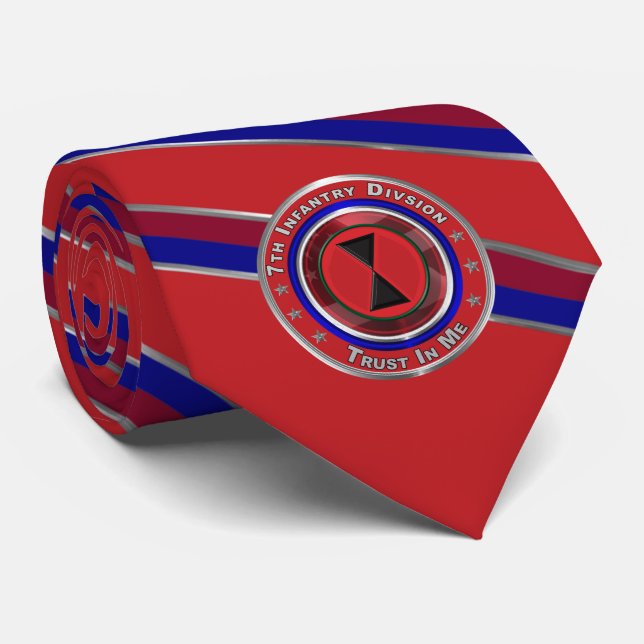7th Infantry Division “Trust In Me” Tie (Rolled)