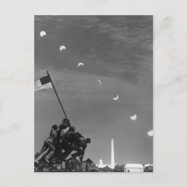 7th March 1970:  Ten separate exposures Postcard (Front)