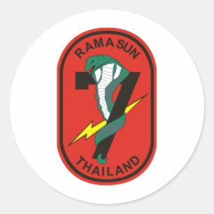 7th RRFS Classic Round Sticker