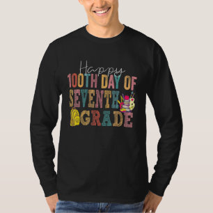 7th Seventh Grade Happy 100th Day Of School T-Shirt