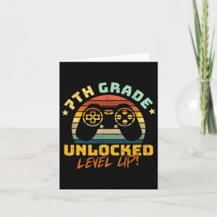 7th Seventh Grade Unlocked Level Up Game Back To S Card