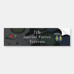 7th special forces fort bragg Bumper Sticker