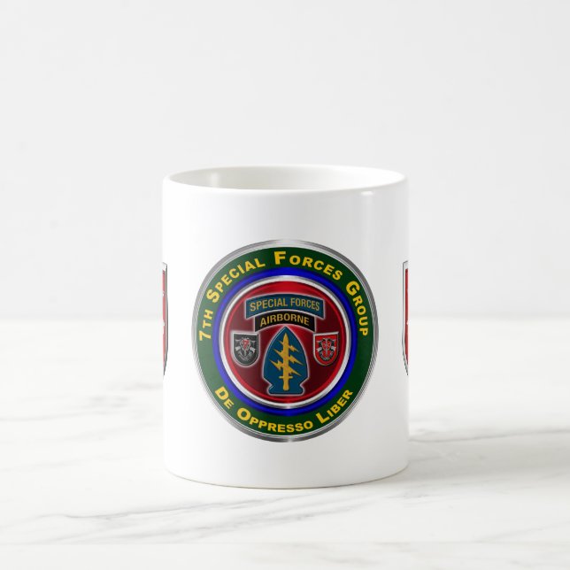 7th Special Forces Group Airborne Coffee Mug (Center)