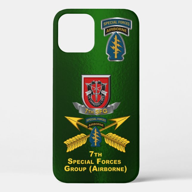7th Special Forces Group Airborne Customised Case-Mate iPhone Case (Back)